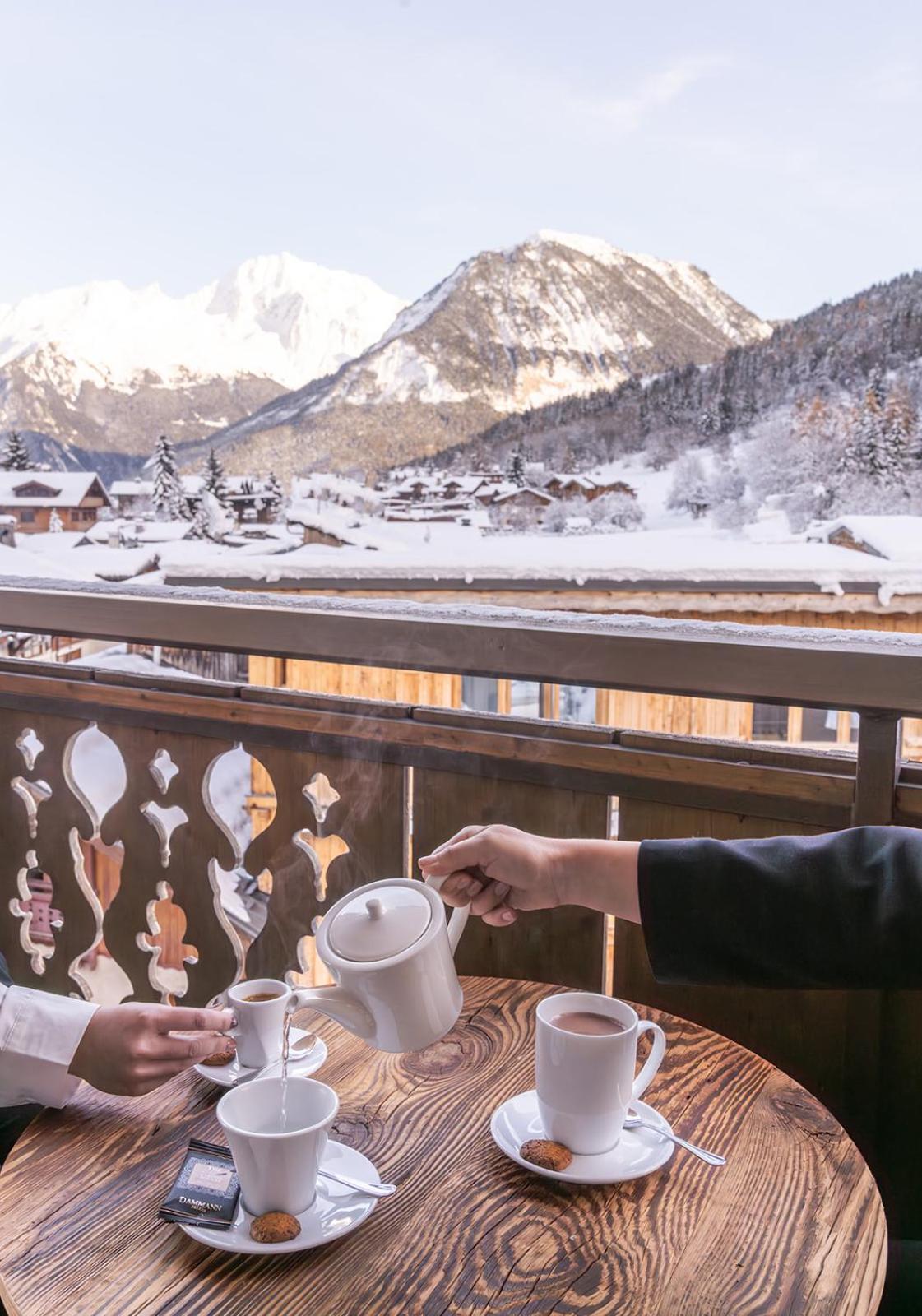 Les Peupliers Hotel Courchevel Exterior foto